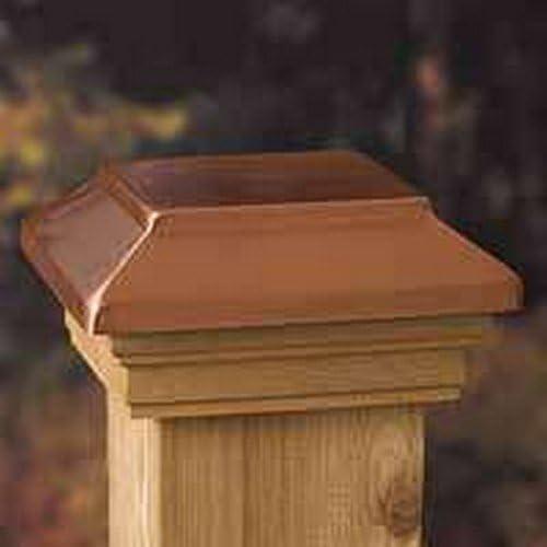 Victoria Copper Plateau Cedar Post Cap for 4x4 Posts