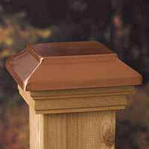Victoria Copper Plateau Cedar Post Cap for 4x4 Posts