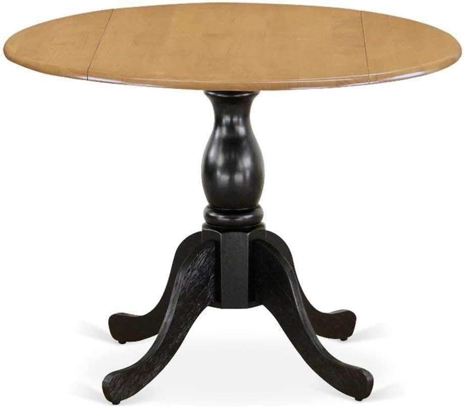 Dublin Extendable Round Solid Wood Dining Table