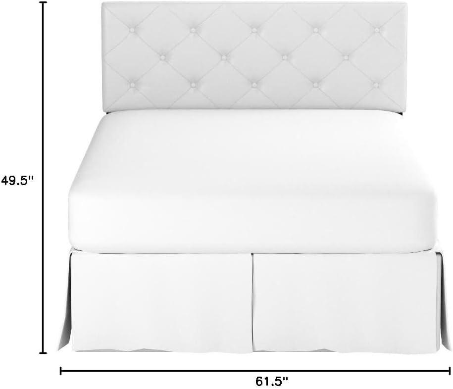 Queen Baltimore Modern and Contemporary Faux Leather Upholstered Headboard: Padded, Rubberwood Frame - Baxton Studio