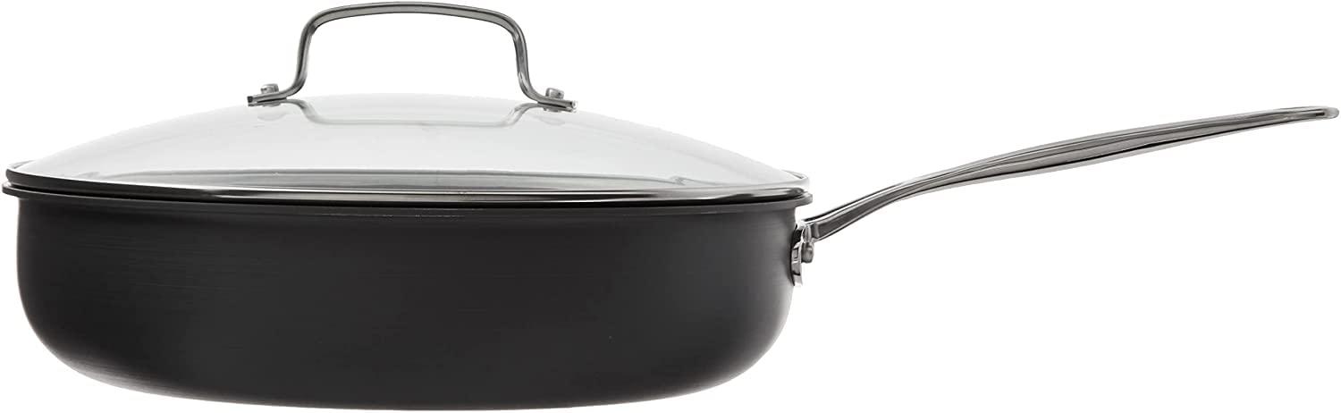 Cuisinart Chef's Classic Nonstick Hard Anodized 12" Deep Frying Pan with Cover