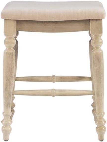 Jordyn Backless Upholstered Wood Counter & Bar Stool