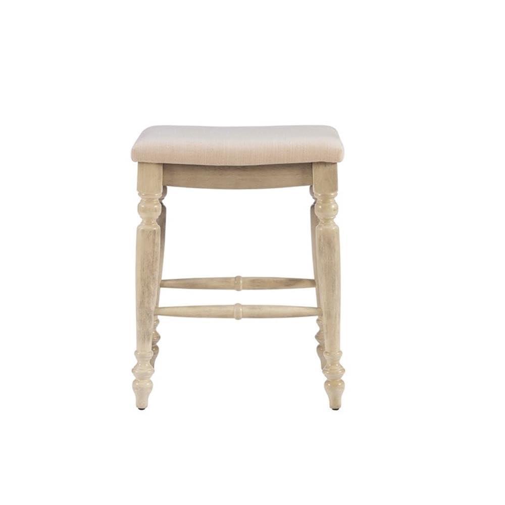 Kelly Clarkson Home Jordyn Backless Upholstered Wood Counter & Bar Stool