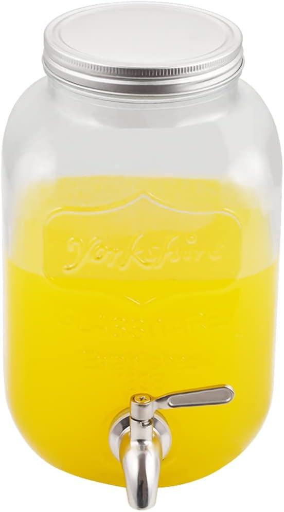 Polished Stainless Steel Beverage Dispenser Replacement Spigot Set