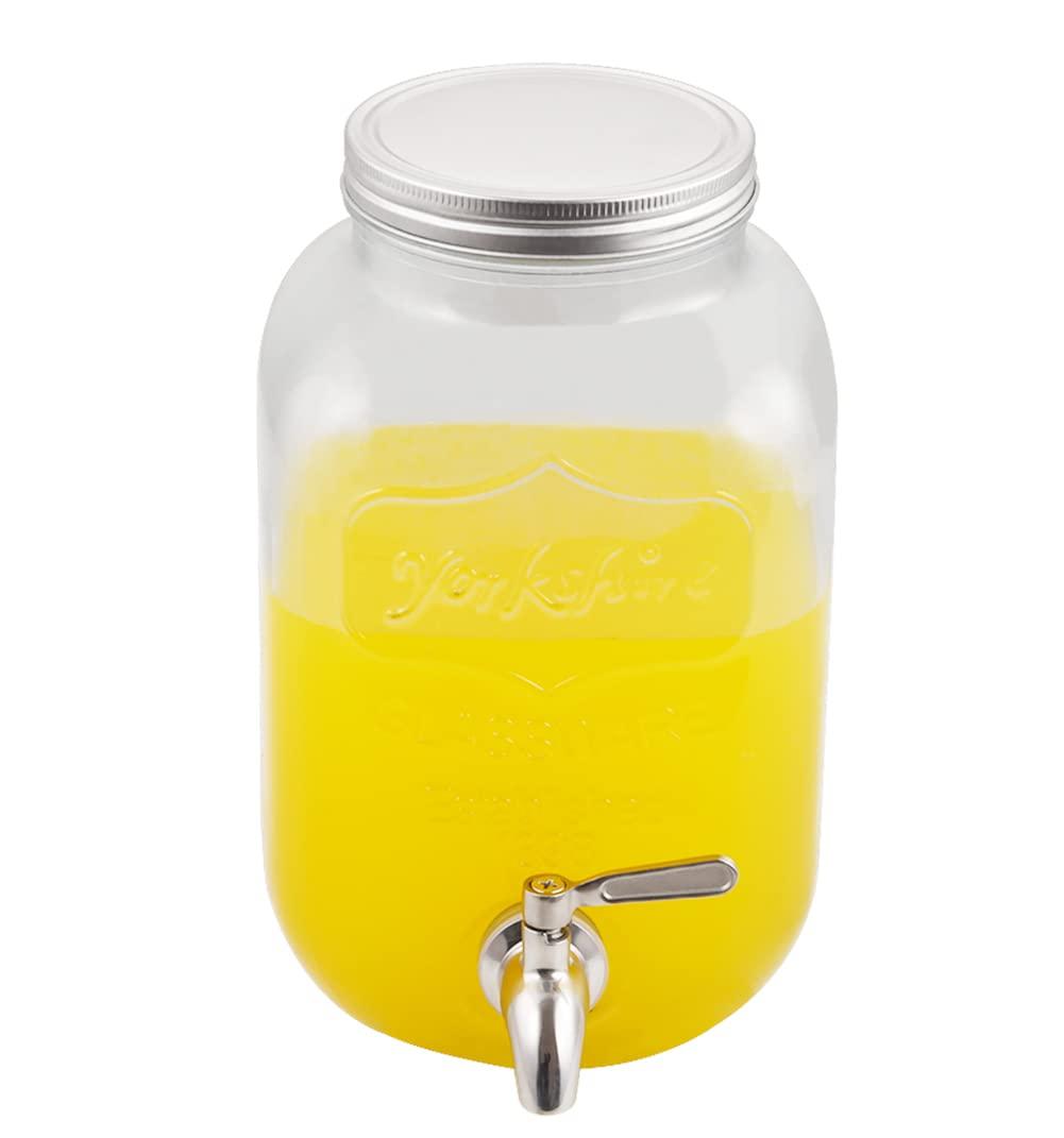 Polished Stainless Steel Beverage Dispenser Replacement Spigot Set