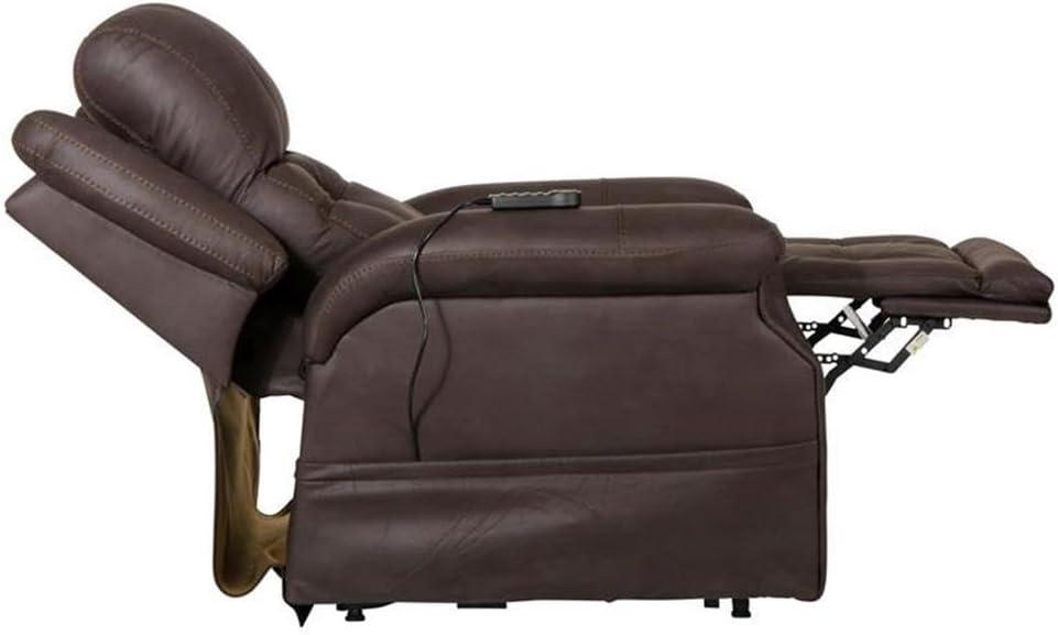 Haywood Power Lift Assist Lay Flat Recliner with Adjustable Headrest and Heat & Massage