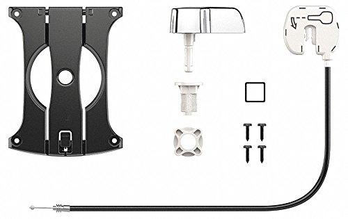 Universal Chrome Toilet Handle Replacement Kit with Plastic and Metal Components