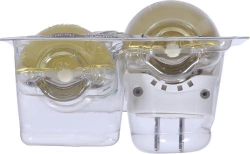 Air Wick Vibrant Plug in Scented Oil Starter Kit (Gadget + 2 Refills), White Sage & Mahogany, Air Freshener, Essential Oils