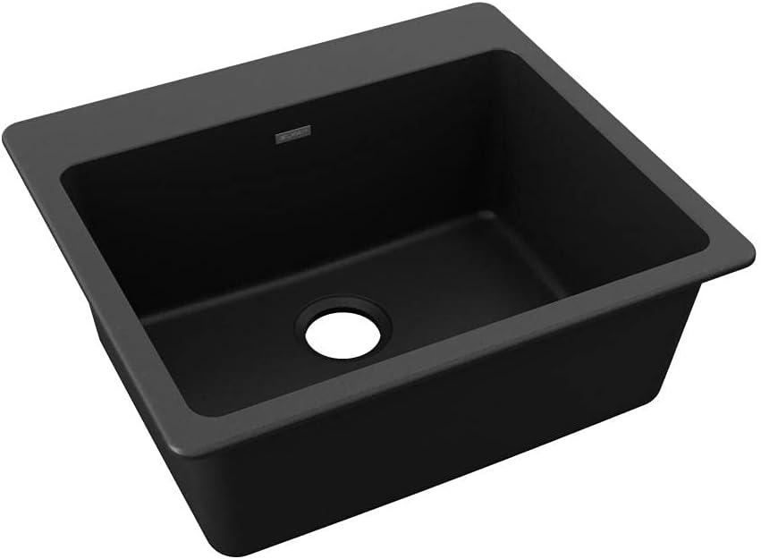 Quartz Classic 25" x 22" x 9-1/2" Drop-In Kitchen Sink