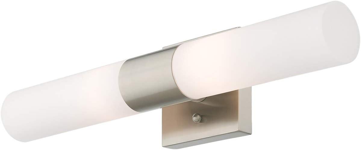 Livex Lighting Aero 2 - Light Vanity in  Brushed Nickel