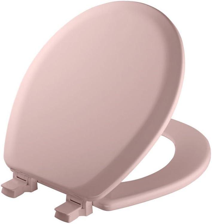 ComfortCreator Venetian Pink Elongated Molded Wood Toilet Seat
