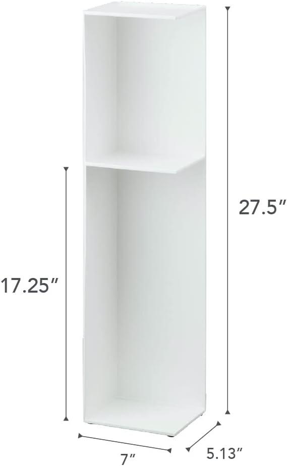 Sleek White Over-the-Toilet 3-Tier Storage Organizer