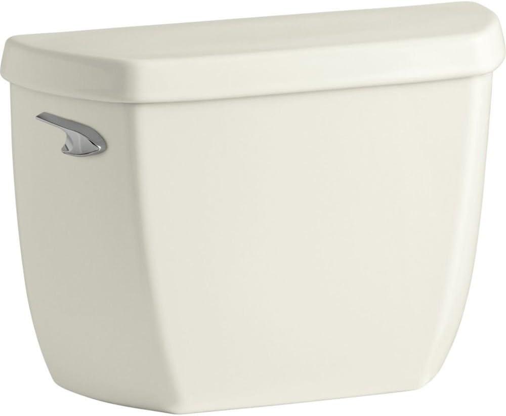 Wellworth Classic Biscuit Vitreous China Toilet Tank with Left-Side Trip Lever