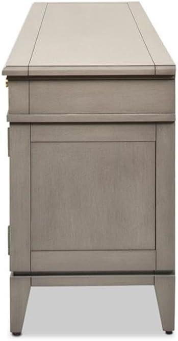 Jennifer Taylor Home Dauphin 71" TV Stand Display Console Table Grey Cashmere