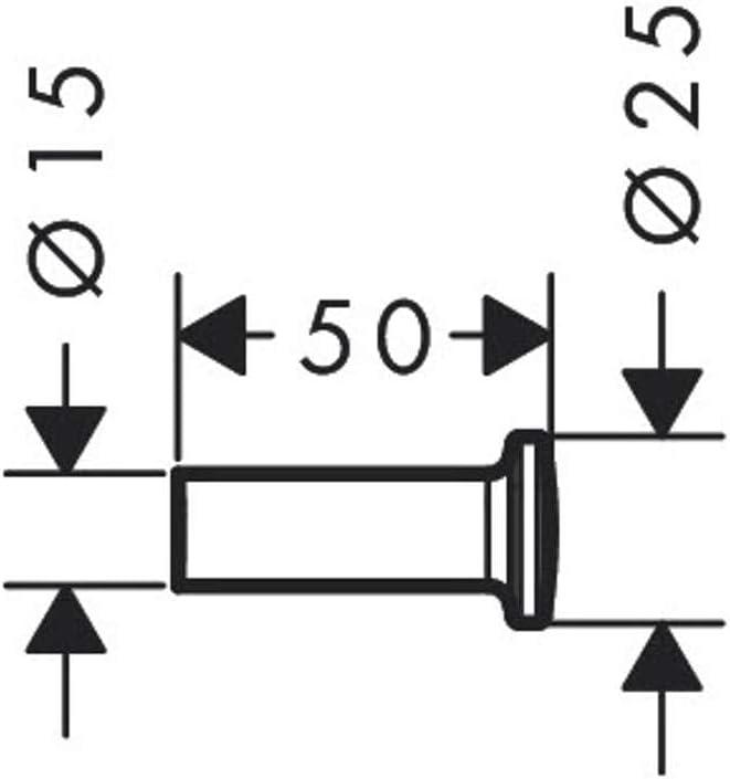 AXOR Universal Circular Wall Mounted Small Robe Hook 42811670