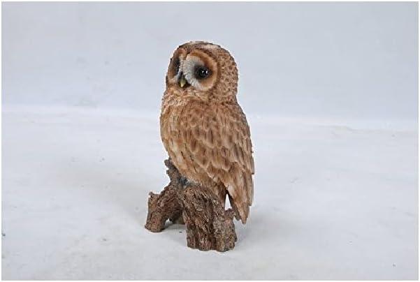 Tawny Owl on Stump Statue