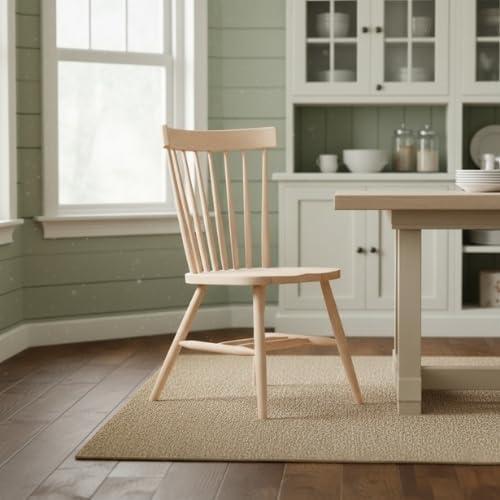 August Grove® Delean Solid Wood Slat Back Side Chair & Reviews | Wayfair