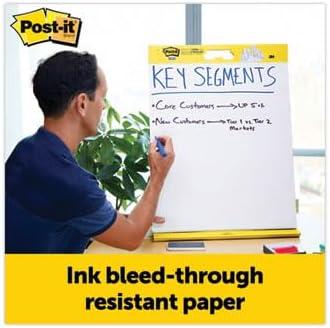 Post-it Self-Stick Easel Pad and Dry Erase Board, 20 x 23 Inches, Unruled, 20 Sheets