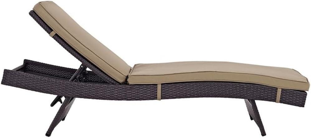 Gather Synthetic Rattan Weave Outdoor Chaise Lounges by Modway