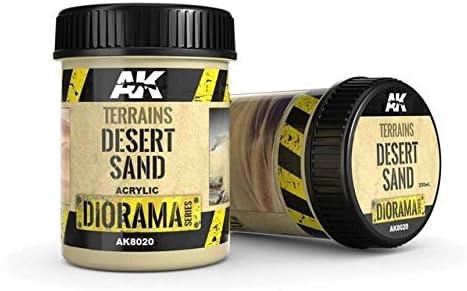 AK-Interactive Terrains Sandy Desert -250ml (Acrylic) New