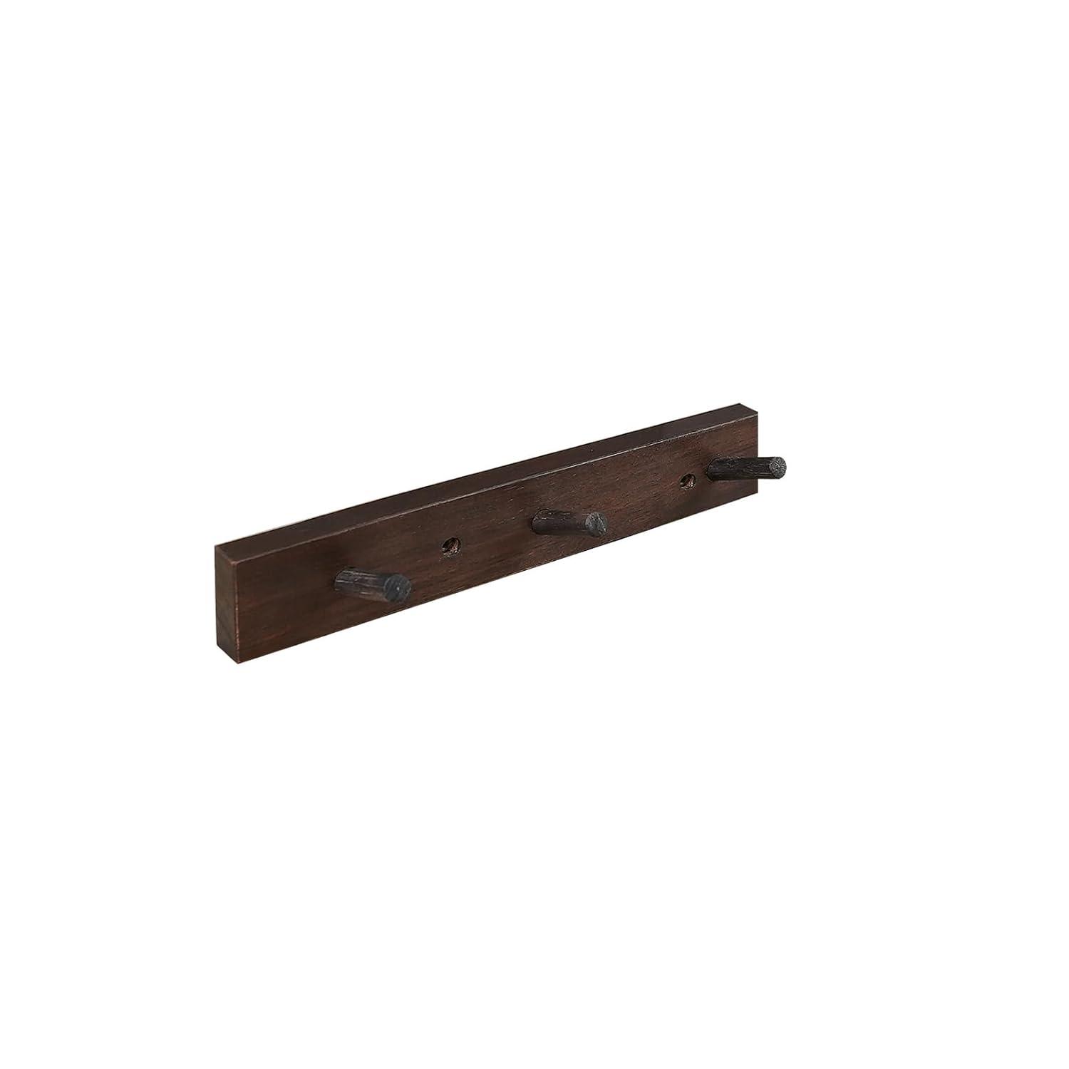 CONSDAN Solid Wood Wall Wall Mounted Coat Rack