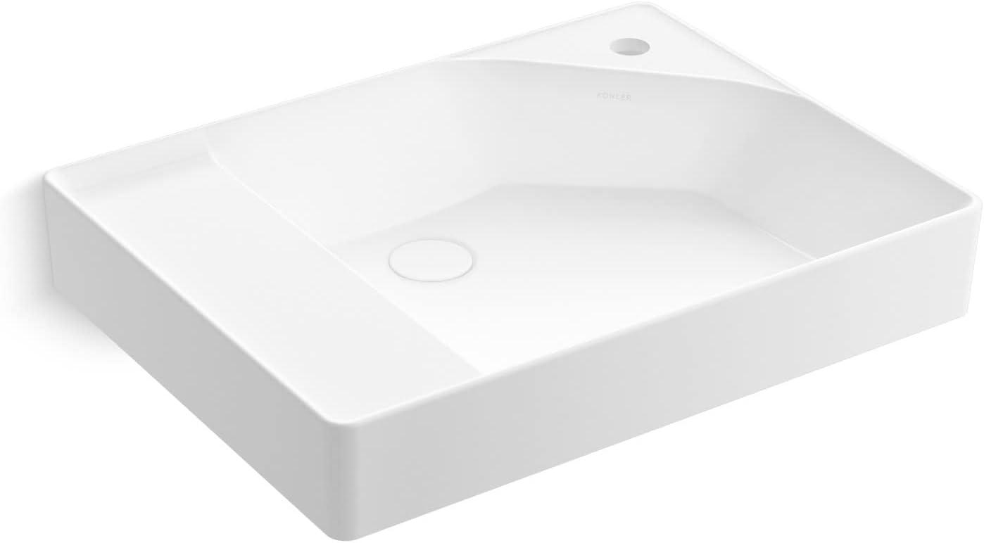 Spacity 24" White Ceramic Vanity Top with Integrated Sink