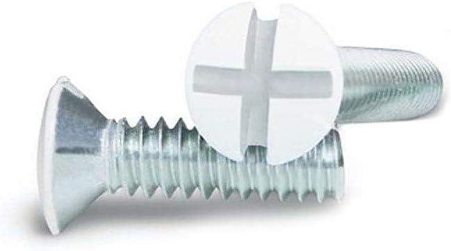 Cmple - [10 PACK] White Standard 1-Gang Blank Wall Plate, Standard Size, Polycarbonate Thermoplastic Panel GFCI Electrical Wall Plate Single-Gang Cover