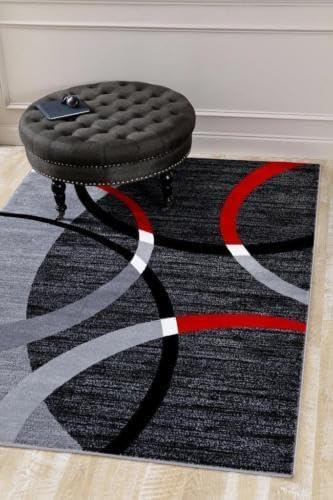 Luxe Weavers Modern Geometric Stain Resistant Area Rug