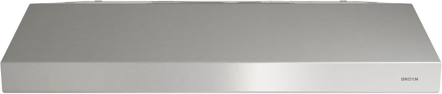 Broan NuTone 30" Stainless Steel 300 CFM Convertible Under Cabinet Range Hood with Mesh Filter