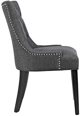 Modway Regent Dining Side Chair Fabric Set of 2 - Gray