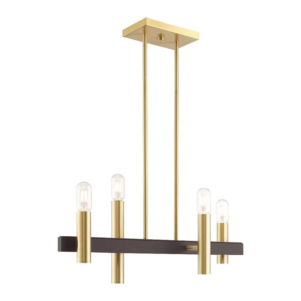 Livex Lighting Helsinki 4 - Light Chandelier in  Brushed Nickel