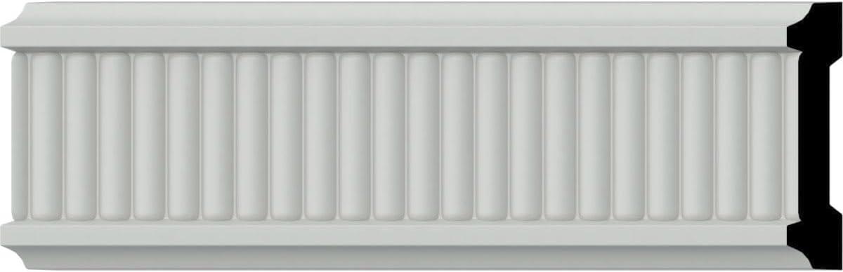 Ekena Millwork 3"H x 5/8"P x 94 1/2"L, (3/8" Repeat), Nevio Chair Rail (Set of 8)