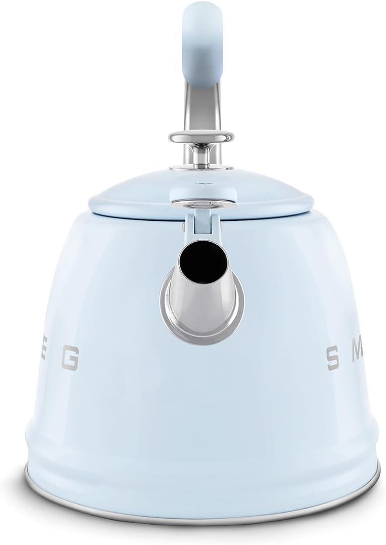 SMEG Pastel Blue Whistling Stovetop Kettle