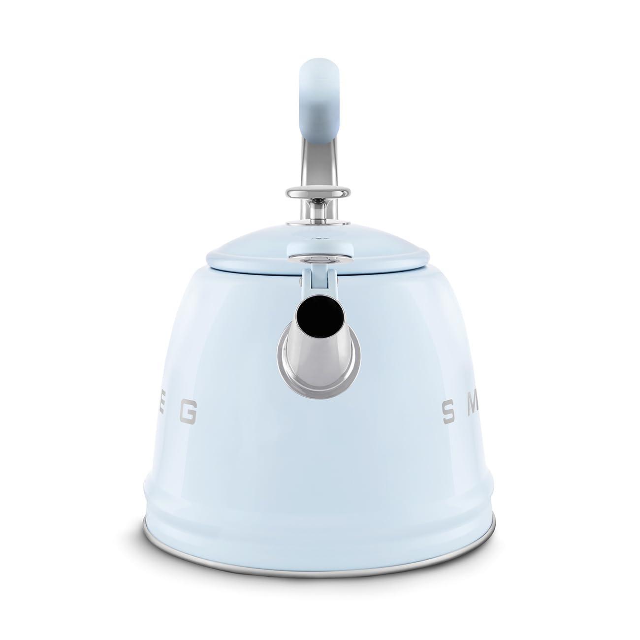 SMEG Pastel Blue Whistling Stovetop Kettle