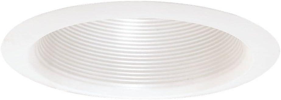 6'' White Aluminum Indoor/Outdoor Recessed Trim