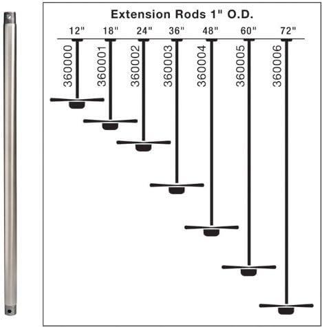 Kichler Lighting - Fan Down Rod 72 Inch - Fan Accessories - Downrod - Climates -