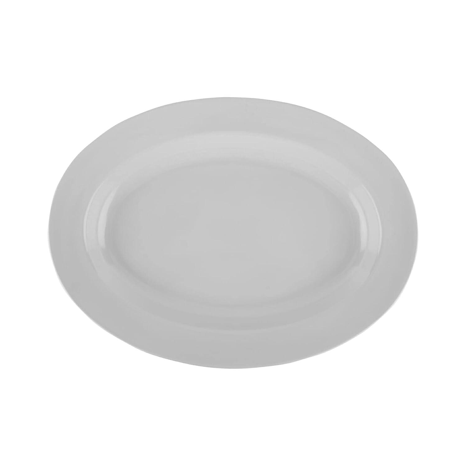 G.E.T. ML-15-W – 18" X 13" Oval Platter, 1.75" Deep