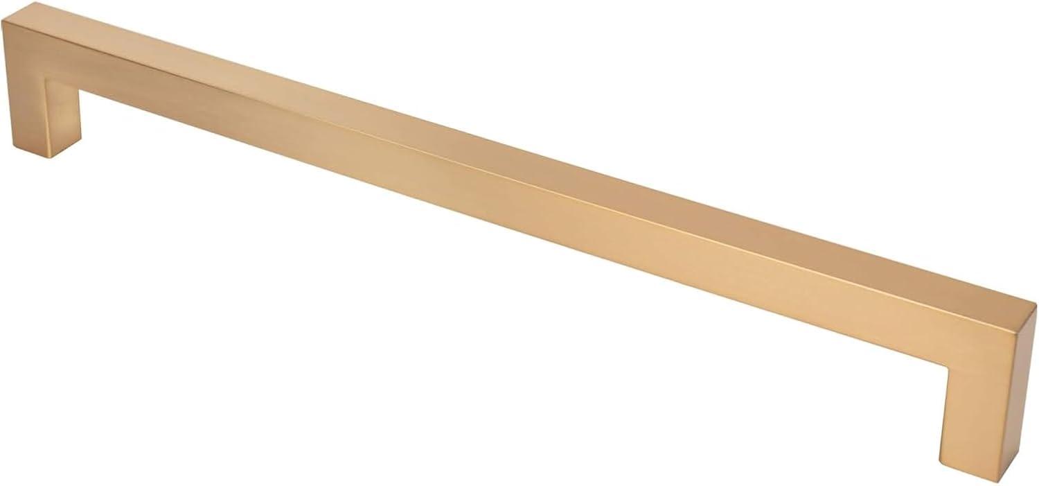 12 Inch Brushed Brass Appliance Pull Handle