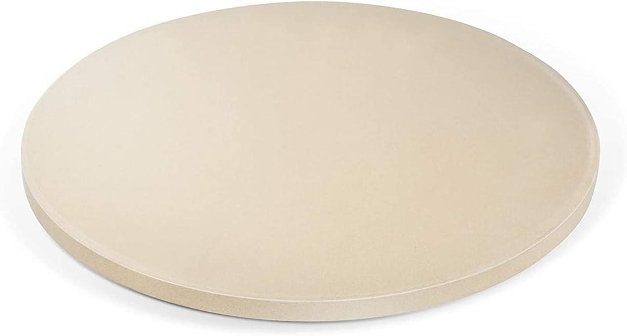 Round 9" Beige Cordierite Pizza Baking Stone