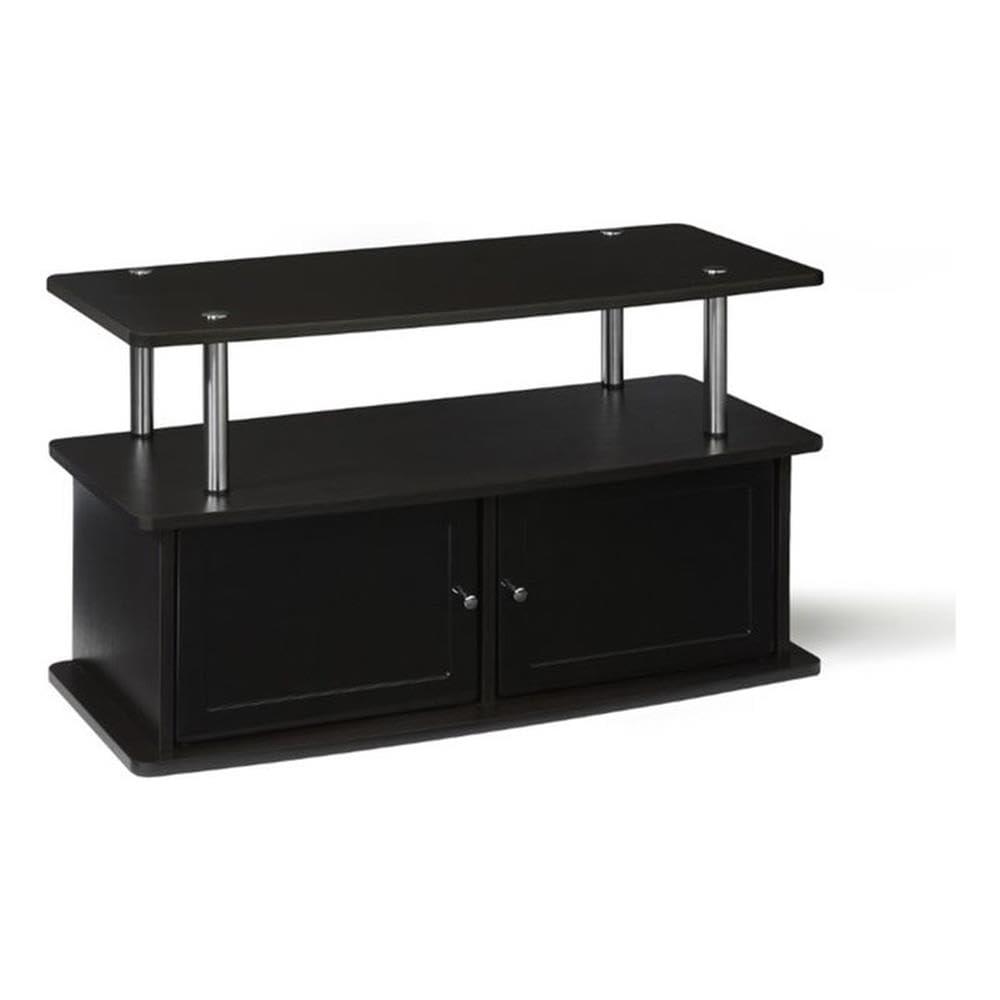 Convenience Concepts Designs2Go" TV Stand with Two Cabinets, for TVs up to 36", Black