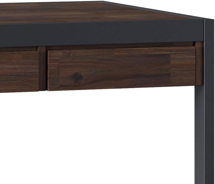 Simpli Home Erina SOLID ACACIA WOOD 60" Desk in Distressed White