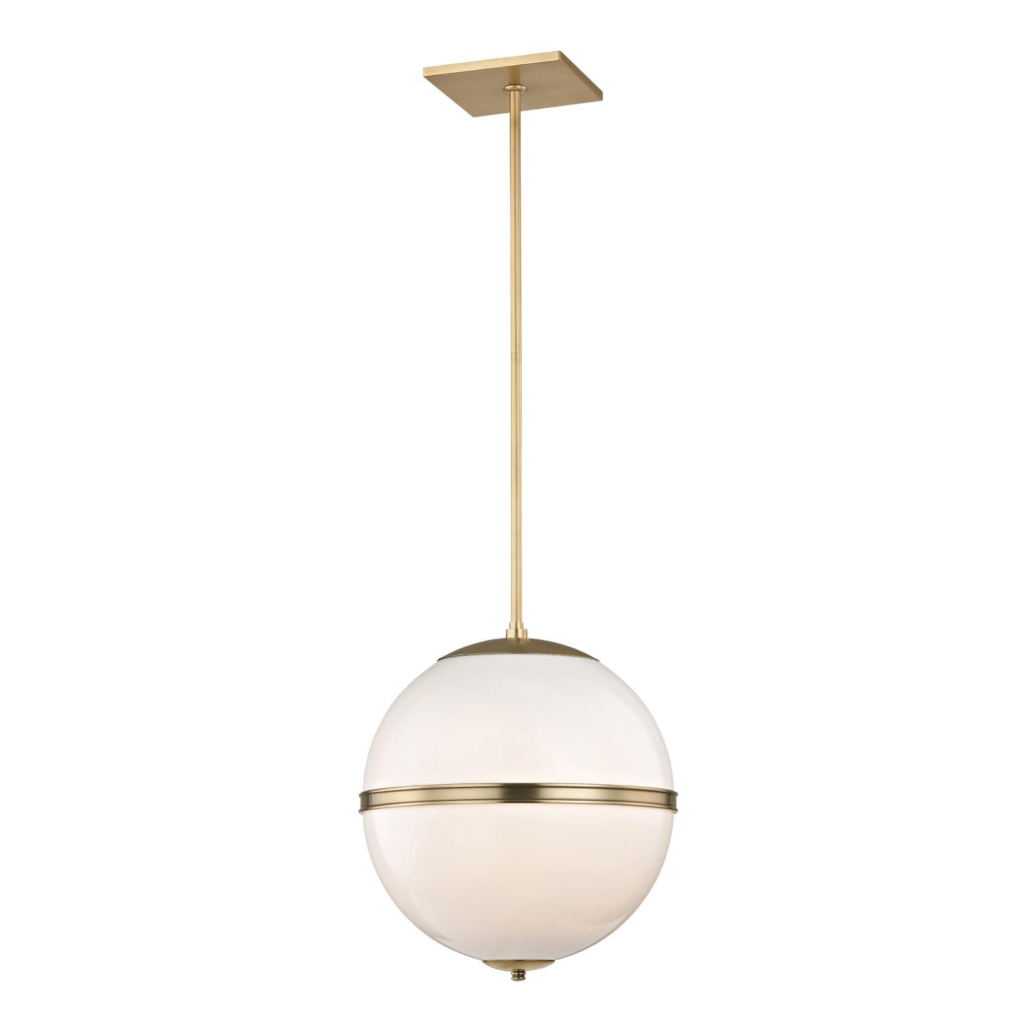 Crystorama Lighting Truax 3 - Light Pendant in  Aged Brass