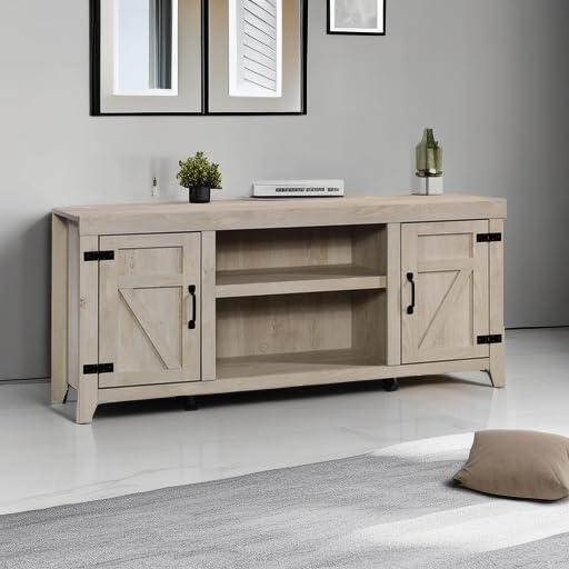 Sauder Select TV Stand/ Credenza for TV's up to 70", Sindoori Mango Finish