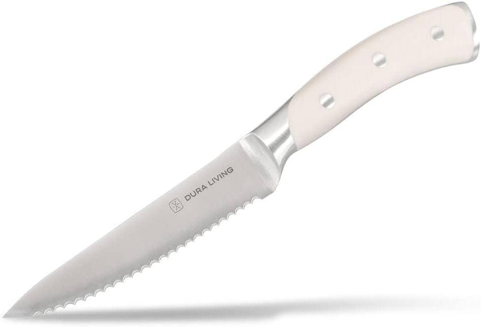 Dura Living Dura Living Elite 8 Piece Forged Stainless Steel Steak Knife Set (Set of 8)