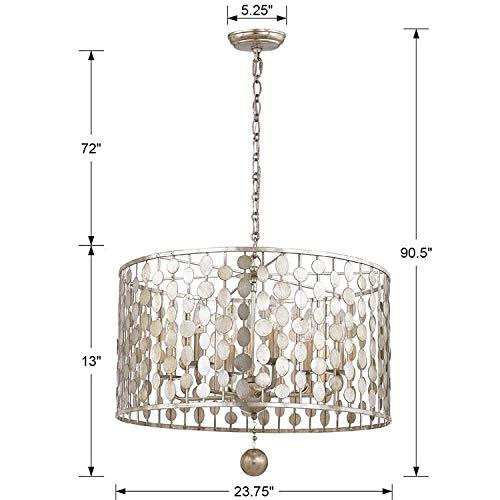Crystorama Lighting - Six Light Chandelier - Chandelier - Layla - Six Light