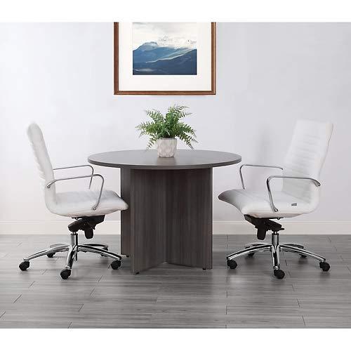 At Work Round Conference Table  42"DIA Warm Ash Laminate