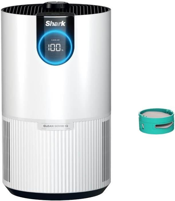 Shark White HEPA Filter Tower Air Purifier for 500 sq. ft.