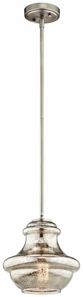 Kichler Lighting Everly 1 - Light Pendant in  Brushed Nickel