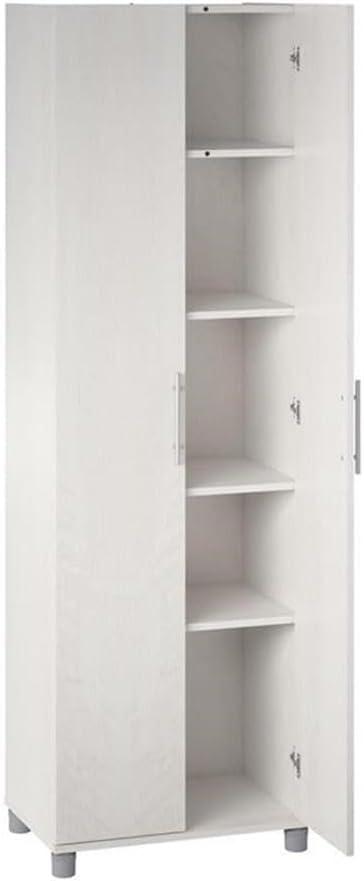 Camberly 24" Utility Storage Cabinet, Ivory Oak