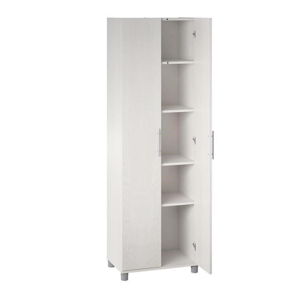 Camberly 24" Utility Storage Cabinet, Ivory Oak